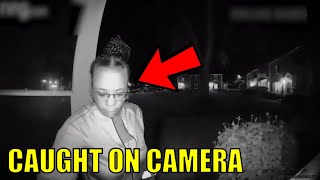 8 Most Disturbing Things Caught on Doorbell Camera Footage [upl. by Giles203]