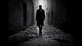 Mysterious Stranger Walks Noir Alley 4K AICreated Cinematic Stock Footage [upl. by Kalle]