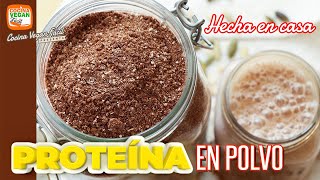 Proteína en polvo hecha en casa  Cocina Vegan Fácil [upl. by Catie]