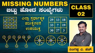 Missing Number Trick  Class 02  Best Trick For Missing Number  Ningappa AH  mentalability [upl. by Kursh671]