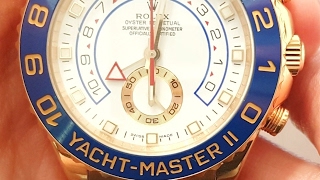 ROLEX Yacht Master II Luxurious 18ct Gold watch [upl. by Gnoz]