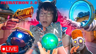 SUBATHON 20 DAY 6  LIVE GAME RANDOM subathon mediashareon [upl. by Kester884]