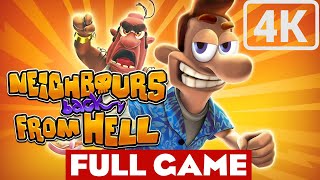 Neighbours back from Hell Gameplay walkthrough full game 100 PC 4K UHD  No Commentary [upl. by Gut207]