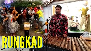 RUNGKAD angklung malioboro live  Angklung satria jogja live hamzah batik malioboro [upl. by Verdie]