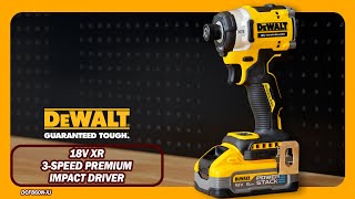 The BEST Compact Impact Driver Ever 🔥 DeWALT 18V XR 3Speed Premium Impact Driver Skin DCF860NXJ [upl. by Posehn]