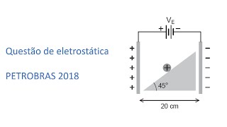 Questão de eletrostática na prova da PETROBRAS [upl. by Bolan]