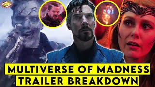 Dr Strange Multiverse of Madness Trailer Breakdown  ComicVerse [upl. by Callie623]