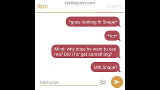 Snarry texting story [upl. by Eeramit]