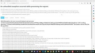 Fix An unhandled exception occurred while processing the request  Rotativa  ASPNET CORE [upl. by Gomar850]