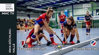 MHC TV  Feudenheimer HC  Mannheimer HC  1 Bundesliga Halle Damen Süd  0312  1330 Uhr [upl. by Osnofedli]