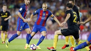 Andres Iniesta vs Atletico Madrid Home HD 1080i 21092016 FC Barcelona vs Atletico Madrid [upl. by Inoue349]