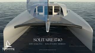 Solitaire 1740 Catamaran Design  Schionning Designs Solitaire Sailing Series Latest Design Release [upl. by Eiger]