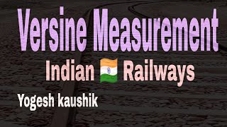 VERSINE MEASUREMENT OF RAILWAY TRACK I INDIAN RAILWAYS I PERMANENT WAY P WAY ENGINEER TIPS [upl. by Aihsitan]