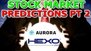 Aurora Cannabis And Hexo Stock Predictions 2019  ACB  Predicting The Stock Market [upl. by Kurys]