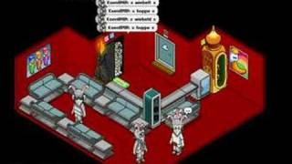 Konijntje wiebelen Habbo [upl. by Hanaj]