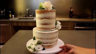 How To Make A Tiered Cake  CHELSWEETS [upl. by Hump]