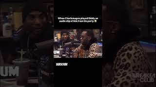 When Charlemagne played Diddy an audio clip of him from his party [upl. by Meares]