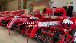 Customer Testimonial  Straw Reaper  Satisfied Farmer From Jabalpur Sharing Experience  JCBL Agri [upl. by Marozas]