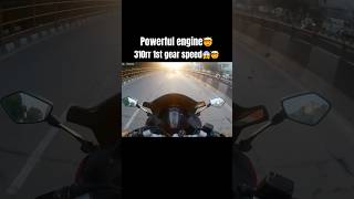 310rr 1st gear speed 🤯😱 superbike 🔥 310rr automobile shortsviral motovlog police [upl. by Arit485]