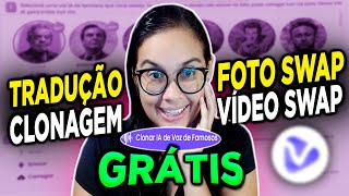 Ferramenta de IA Grátis e Completa para Fazer CLONAGEM  TRADUÇÃO  FACE SWAP  VÍDEO SWAP [upl. by Aurlie435]