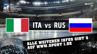 Italien  Russland 110  Highlights  EISHOCKEY WM 2017 [upl. by Sualkin]