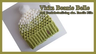 Virka mössan Beanie Belle  För nybörjare [upl. by Natsrik216]