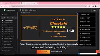 1 Second Cps testyou can check every piece of the video i am not using auto clicker [upl. by Zeitler]