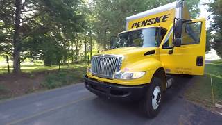 2015 International 4300 Durastar with Cummins 67L ISB Penske Truck Review [upl. by Hirsch]