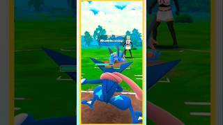 Swampert 🌊 VS Greninja 🌊 IN Ultra League 💥 shorts pokémongo [upl. by Heydon212]