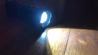 TacLight high power LED Flashlight UnboxingReview [upl. by Vivia]