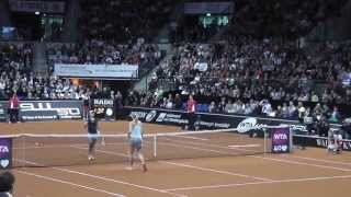 Maria Sharapova vs Li Na champ point amp winner ceremony Pt 1  Porsche Tennis Grand Prix 2013 [upl. by Hebrew]