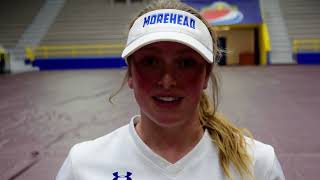 Morehead State softball senior Erin Boyle [upl. by Hayimas389]