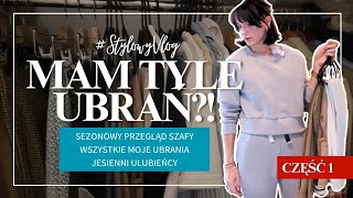 Sprzątam szafę na jesień VLOG 🍁 WIELKIE porządki 2024 [upl. by Notfol]