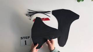 NICEDACK MTB Mudguard Installation Video Front and Rear Bicycle Mudguard Set [upl. by Havener]