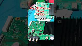 Sony 53x7000e new Emmc change with new software ✅electronicrepair shortvideo shorts sonytv [upl. by Lehplar]