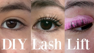 Lash Lift DIY Eyelash Perm at Home [upl. by Scever]