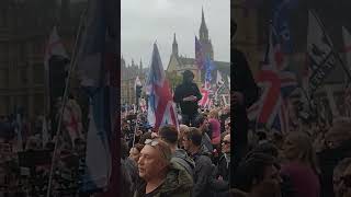 Patriots Rally London 26th October 2024 A crowd of around 25000 patriots No trouble at all [upl. by Mclaughlin]