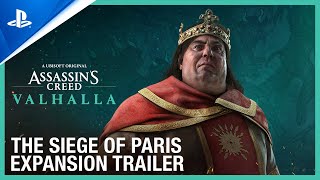 Assassins Creed Valhalla  The Siege of Paris Expansion Trailer  PS5 PS4 [upl. by Shlomo]