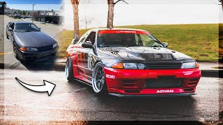 Building a Nissan R32 Skyline GTR in Under 10 MINUTES [upl. by Nuy220]