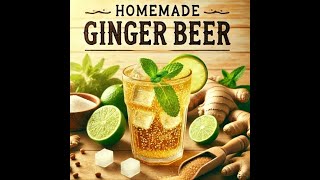 Crafted at Home Fresh Ginger Beer [upl. by Illil866]