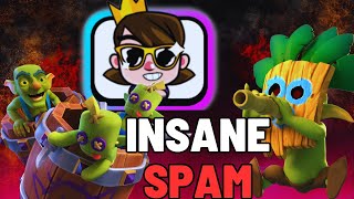 INSANE Logbait Spam Deck Dominates Every Matchup  Clash Royale [upl. by Fermin]