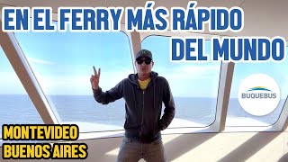 BUQUEBUS MONTEVIDEO  BUENOS AIRES EN LA PRIMERA CLASE DEL FERRY MÁS RÁPIDO DEL MUNDO [upl. by Martinez418]