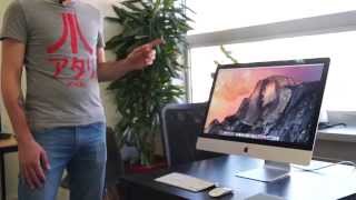 Les Numériques  Présentation Apple iMac 27 pouces Retina 5K [upl. by Ydualc]