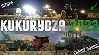 🇵🇱Mokra Kukurydza na ziarno㋛︎Utopiona Przyczepa㋛︎Stado Jeleni㋛︎Ryczący 6930㋛︎Case3xJohn Deere㋛︎2023 [upl. by Katie138]