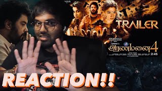 Aranmanai 4 Trailer  REACTION  Sundar C  Tamannah  Raashi Khanna [upl. by Dorolisa402]