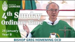 Catholic Mass Today Fourth Sunday Ordinary Time 28 Jan 2024 Bishop Greg Homeming Lismore Australia [upl. by Dronski543]