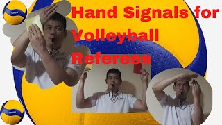 Hand Signals for Volleyball Referees [upl. by Aicilas]