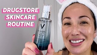 Simple Drugstore Morning Skincare Routine with Vichy  SKINCARE [upl. by Dareen]