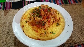 Polenta con estofado de pollo reciclado [upl. by Hermann]