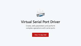 Virtual Serial Port Driver 10  Ultimate Solution For Creating Virtual COM Ports [upl. by Rollins]